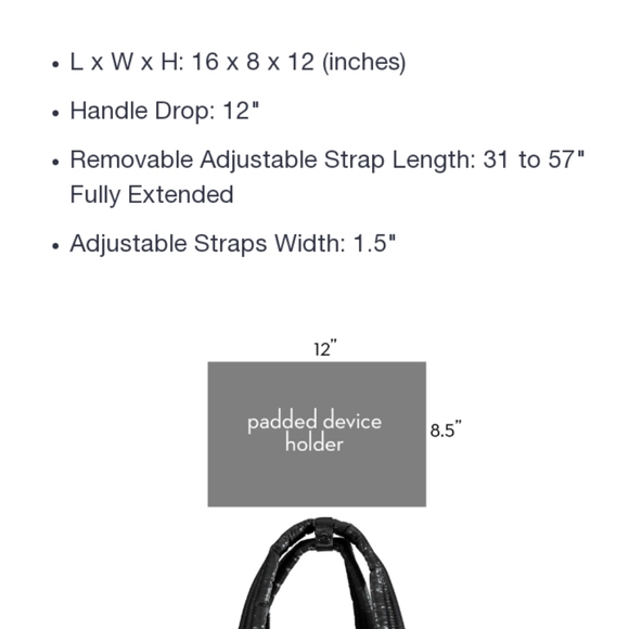 Oliver Thomas x Peloton Kitchen Sink Tote Ice Queen - Picture 9 of 9